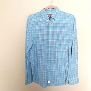 Vineyard Vines Performance Classic Fit Plaid Murray Button Down Shirt Size XS